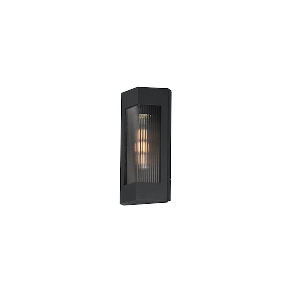 Maxim Lighting Triform 14'' Outdoor Wall Sconce, Black/Antique Brass 30761CRBKAB - main
